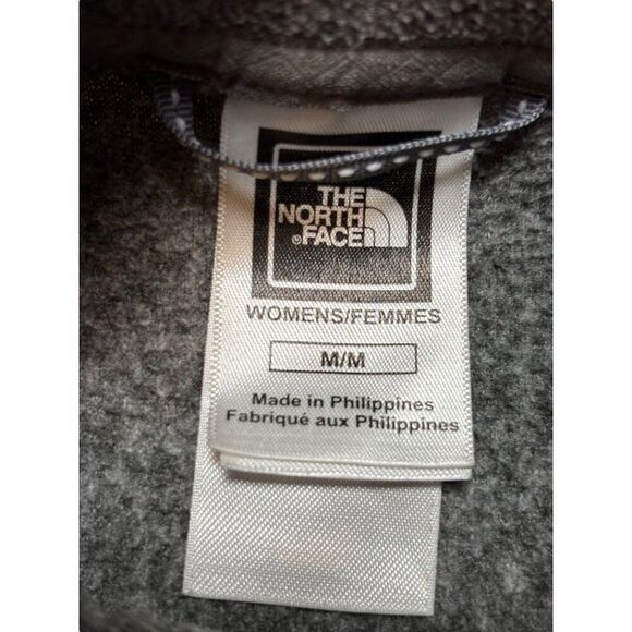 The North Face Womens Grey 1/4 Zip Fleece Pullover M/M - Picture 3 of 7